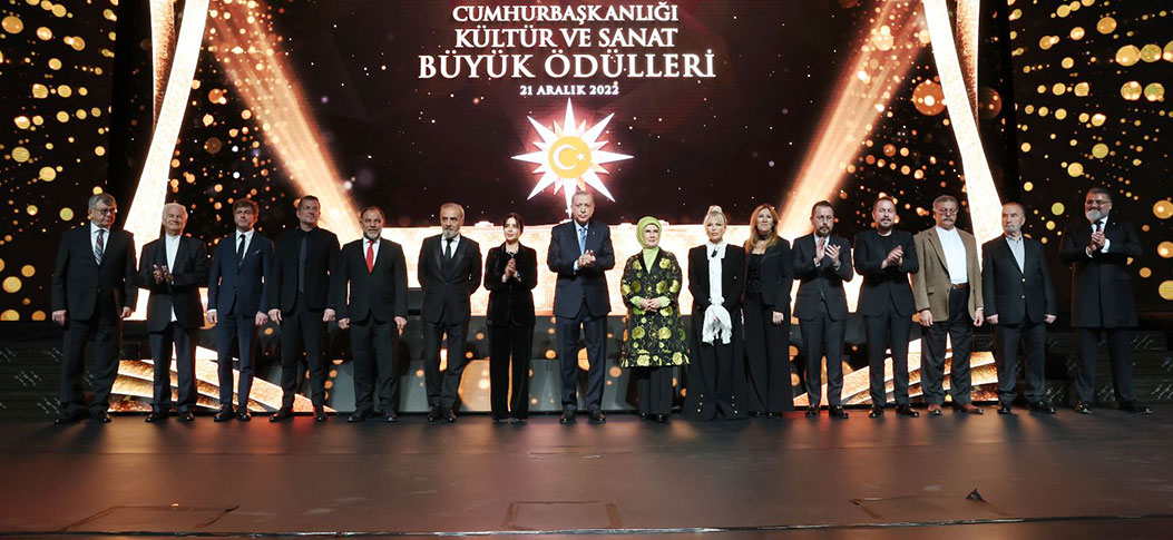 Cumhurbaşkanı Erdoğan, Cumhurbaşkanlığı Kültür ve Sanat Büyük Ödülleri Töreni'nde konuştu